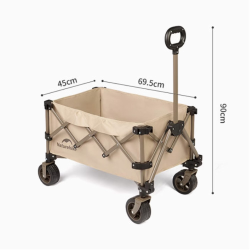 Naturehike Rubiks Cube JL 全地形露營車(CNK2450JJ017) - 卡其色-小號 | 可拆卸車輪 | 單手可拎