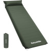 Naturehike D04 加厚自充氣睡墊(CNK2450WS020) - 軍綠色(帶枕頭) | 可互換設計 | 輕巧便攜