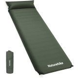 Naturehike D04 加厚自充氣睡墊(CNK2450WS020) - 軍綠色(帶枕頭) | 可互換設計 | 輕巧便攜