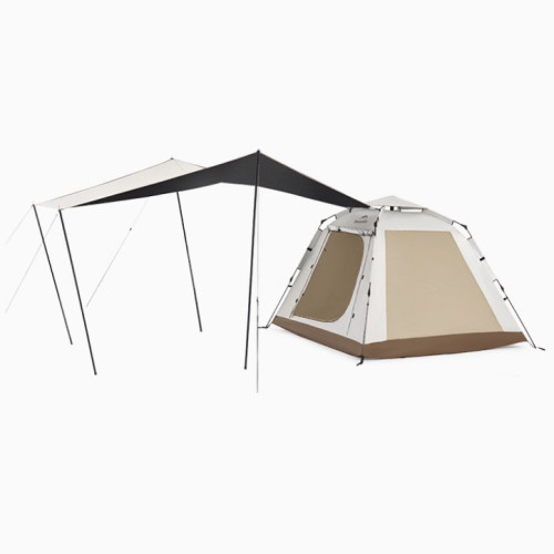 Naturehike Ango Picnic 速開帳篷(CNK2450WS021) - 白色(帶天幕) | 荷葉式防水 | 3秒速開