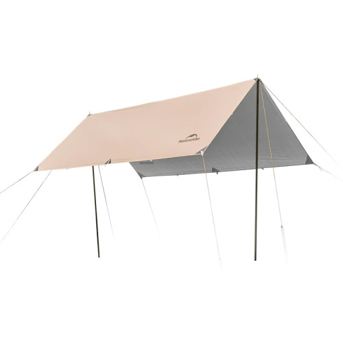 Naturehike Cloud Cluster 多圈天幕(CNK2450WS025) - 卡其色 | 150D 牛津布 | upf50+