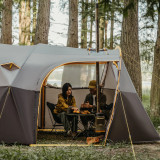 Naturehike KOTA 家庭款大型帳篷(CNK2450WS031) - 淺棕灰 | 大空間 | 防風防雨