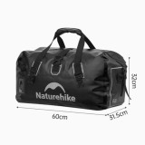 Naturehike 行旅 乾濕分離防水行李包(CNK2450XB015) - 黑色(60L) | 底部加厚 | 大容量大開口