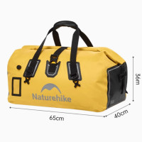 Naturehike 行旅 乾濕分離防水行李包(CNK2450XB015) - 黃色(90L) | 底部加厚 | 大容量大開口