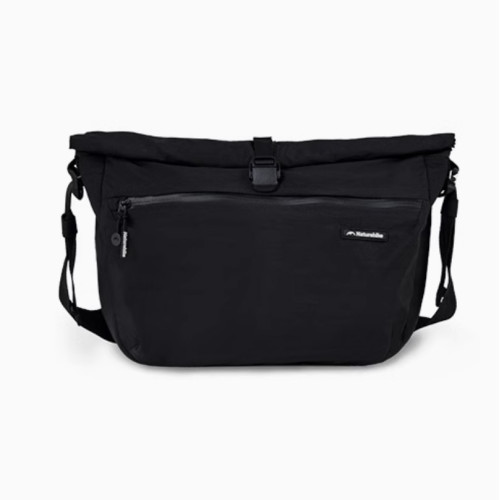 Naturehike Oxygen 二合一卷蓋斜挎包(CNK2450XB022) - 黑色 | 容量拓展 | 多種揹法