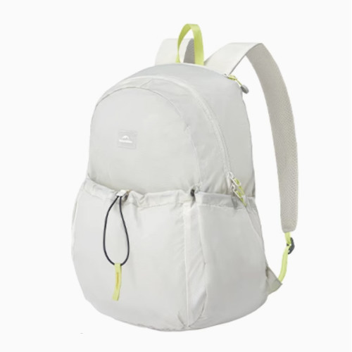 Naturehike Oxygen 20L折疊運動背包(CNK2450XB026) - 白色 | 彈力袋鼠倉 | 行李箱固定帶