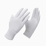 Naturehike 騎行防曬手套(CYY2421KB010) - 灰色(女款)-S碼 | 兩指翻折可觸屏 | 透氣防滑