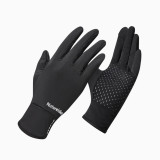 Naturehike 騎行防曬手套(CYY2421KB010) - 黑色(男款)-S碼 | 兩指翻折可觸屏 | 透氣防滑