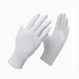 Naturehike 騎行防曬手套(CYY2421KB010) - 灰色(女款)-M碼 | 兩指翻折可觸屏 | 透氣防滑