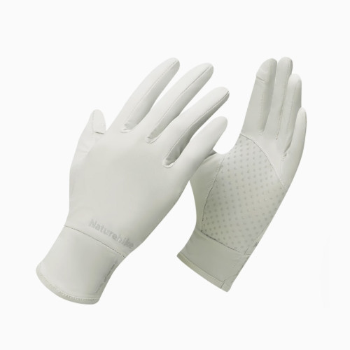 Naturehike 騎行防曬手套(CYY2421KB010) - 綠色(女款)-M碼 | 兩指翻折可觸屏 | 透氣防滑