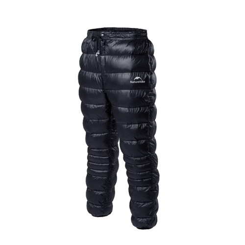 Naturehike DW-90 戶外防潑水羽絨褲(CYY2441FS013) - 黑色-L碼 | 防風防水 | 無口袋