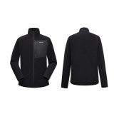 Naturehike 男士羊毛保暖外套(CYY2441FS066) - 黑色(男款)-XXL碼 | 保暖防寒 | 柔軟親膚