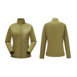 Naturehike 女士羊毛保暖外套(CYY2441FS067) - 軍綠色(女款)-L碼 | 保暖防寒 | 柔軟親膚