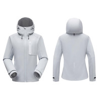 Naturehike 戶外女款軟殼衣(CYY2441FS072) - 藍色(女款)-XL碼 | 高效保溫 | 防刮耐磨