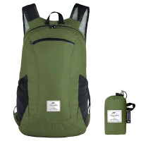 Naturehike 18L雲雁輕量防水摺疊後背包(NH17A012-B) - 綠色 | 方便出行 | 加墊肩帶
