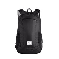 Naturehike 18L雲雁輕量防水摺疊後背包(NH17A012-B) - 黑色 | 方便出行 | 加墊肩帶