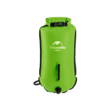 Naturehike 三層充氣防水袋(NH17S001-G) - 綠色 | 戶外收納游泳包漂流袋