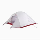 Naturehike 雲尚3 超輕量帳篷(NH18T030-T) - 灰紅(三人款) | 通風氣窗 | 頂部收納袋