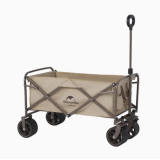 Naturehike 折疊手推露營車(NH19PJ001) - 亞麻棕 | 可調手柄 | 加粗越野胎