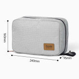 NatureHike SN03 旅行洗漱包(NH20SN010) - 灰色-大號 | 隱形濕區 | 分類收納