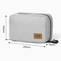 NatureHike SN03 旅行洗漱包(NH20SN010) - 灰色-大號 | 隱形濕區 | 分類收納