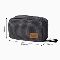 NatureHike SN03 旅行洗漱包(NH20SN010) - 黑色-小號 | 隱形濕區 | 分類收納