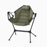 NatureHike YL11 折疊露營搖椅(NH21JJ004) - 橄欖色 | 可調節靠背 | 夾棉枕頭 NatureHike YL11 折疊露營搖椅(NH21JJ004) - 橄欖色 | 可調節靠背 | 夾棉枕頭