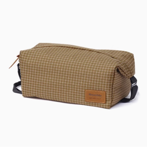 NatureHike XS01 方形洗漱包(NH21LX001) - 棕色 | 防水耐磨 | 加寬手提織帶