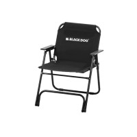 BLACKDOG 浮生 可折疊咖啡椅(CBD2450JJ015) - 黑色 | 加厚碳鋼管 | 600D雙層牛津布 BLACKDOG 浮生 可折疊咖啡椅(CBD2450JJ015) - 黑色 | 加厚碳鋼管 | 600D雙層牛津布