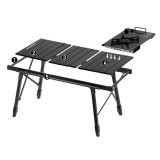 BLACKDOG IGT 多功能組合桌(CBD2450JJ034) - 黑色 | 四周懸挂 | X型結構支撐