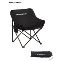 BLACKDOG 浮月 戶外折疊椅(CBD2300JJ020) - 黑色 | 超强透氣性 | 耐磨抗撕裂 BLACKDOG 浮月 戶外折疊椅(CBD2300JJ020) - 黑色 | 超强透氣性 | 耐磨抗撕裂