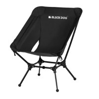 BLACKDOG 輕羽 折叠月亮椅(CBD2450JJ020) - 黑色 | 口字型椅架 | 久坐不累 BLACKDOG 輕羽 折叠月亮椅(CBD2450JJ020) - 黑色 | 口字型椅架 | 久坐不累