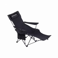 BLACKDOG 慢享 折疊躺椅(CBD2300JJ021) - 黑色 | 四檔調整 | 可拆卸腳托 BLACKDOG 慢享 折疊躺椅(CBD2300JJ021) - 黑色 | 四檔調整 | 可拆卸腳托