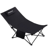 BLACKDOG 逸享 露營躺椅(CBD2300JJ027) - 黑色 | 坐躺兩用 | 加寬椅面 BLACKDOG 逸享 露營躺椅(CBD2300JJ027) - 黑色 | 坐躺兩用 | 加寬椅面