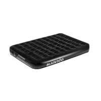 BLACKDOG 絨煙 自動充氣睡墊(CBD2450WS027) - 黑色 | 便攜收納 | 舒適貼合