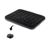 BLACKDOG 絨煙 自動充氣睡墊(CBD2450WS027) - 黑色 | 便攜收納 | 舒適貼合