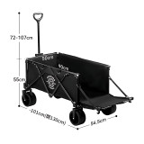 BLACKDOG 山影Plus 戶外露營車(CBD2450JJ036) - 黑色 | 後開拖斗 | 萬向前輪