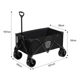 BLACKDOG 山影Pro 戶外露營車(6974491668640 ) - 黑色 | 便攜摺疊 | 車桌兩用