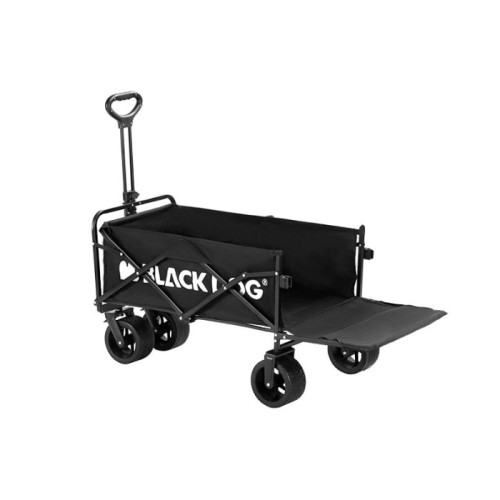 BLACKDOG 漫游 摺叠露營車(CBD2450JJ035) - 黑色(升級版) | 軸承萬向輪 | 可拆洗設計
