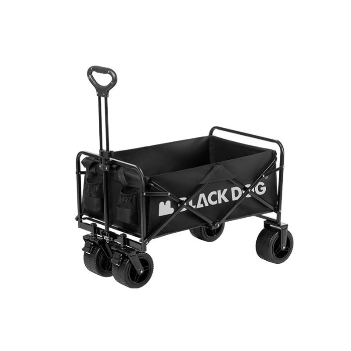 200L 折叠式牛津布露营储物手推车（黑色） 200L 折叠式牛津布露营储物手推车（黑色）