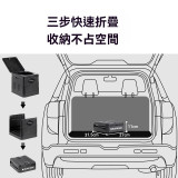 BLACKDOG 防臭摺疊馬桶(BD-SN23003) - 黑色 | 三步驟摺疊 | 穩固結構