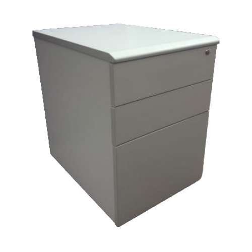 辦公室桌專用鴨嘴邊三門帶鎖櫃 - 40W*50D*63Hcm