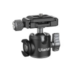 Ulanzi U-80L 阿卡側冷靴球形雲台 - 黑色 | 阿卡口快裝板 | 多角度拍攝 | 香港行貨