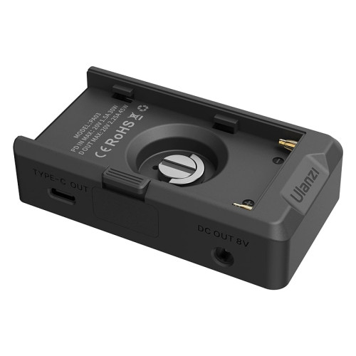 Ulanzi PA03 相機電池供電扣板 - 黑色 | 適用Sony NP-F系列 | 多重規格介面 | 香港行貨
