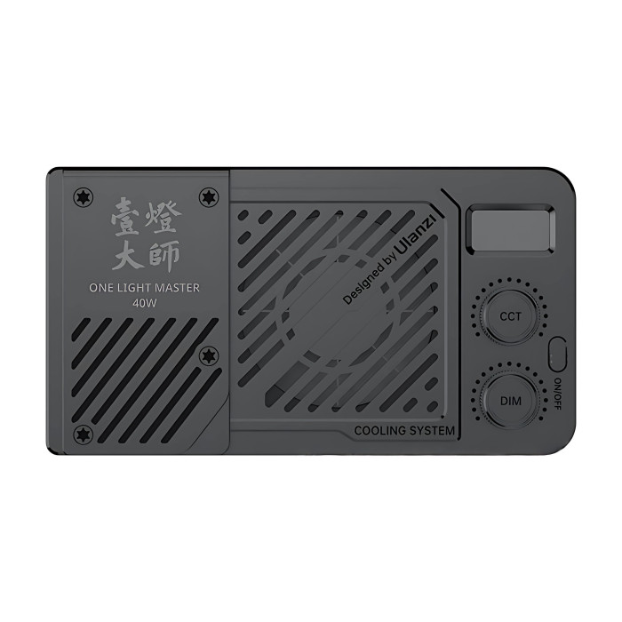 Ulanzi P40Bi 一燈大師 40W口袋燈補光燈 - 雙色溫 | 37Wh內置電池 | 可視化屏幕 | 香港行貨