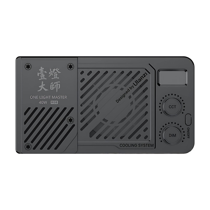 Ulanzi P40RGB 一燈大師 40W口袋燈補光燈 - 彩色 | 37Wh內置電池 | 可視化屏幕 | 香港行貨