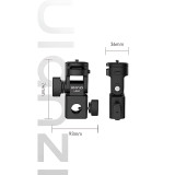 Ulanzi LA04 燈架轉接支架 - 黑色 | 180° 俯仰 | 冷靴快拆 | 香港行貨