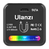 Ulanzi L2RGB 迷你COB攝影燈 | 磁吸式安裝 | 高顯色指數 | 香港行貨