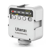 Ulanzi VL49 迷你LED攝影燈 - 白色 | 三冷靴拓展 | 五檔補光調節 | 香港行貨