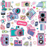 Ulanzi C069 45cm雙面印花相機魔術布 - 彩色相機 | 防刮防磕碰 | 貼牢固 | 香港行貨